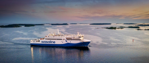 Aurora Botnia - the world's most environmentally friendly ferry is equipped with disinfecting blue light system