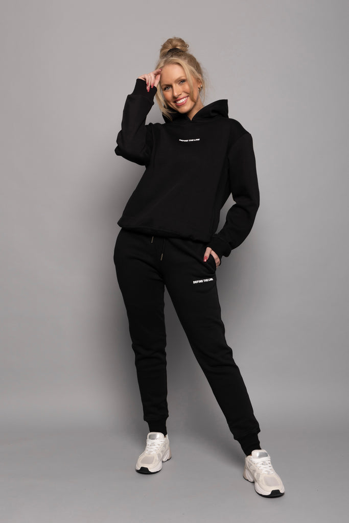 BLACK LOUNGE HOODIE - DTL Sport