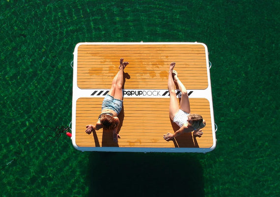 POP UP DOCK - Inflatable Dock - Swim Platform 8 x 7 