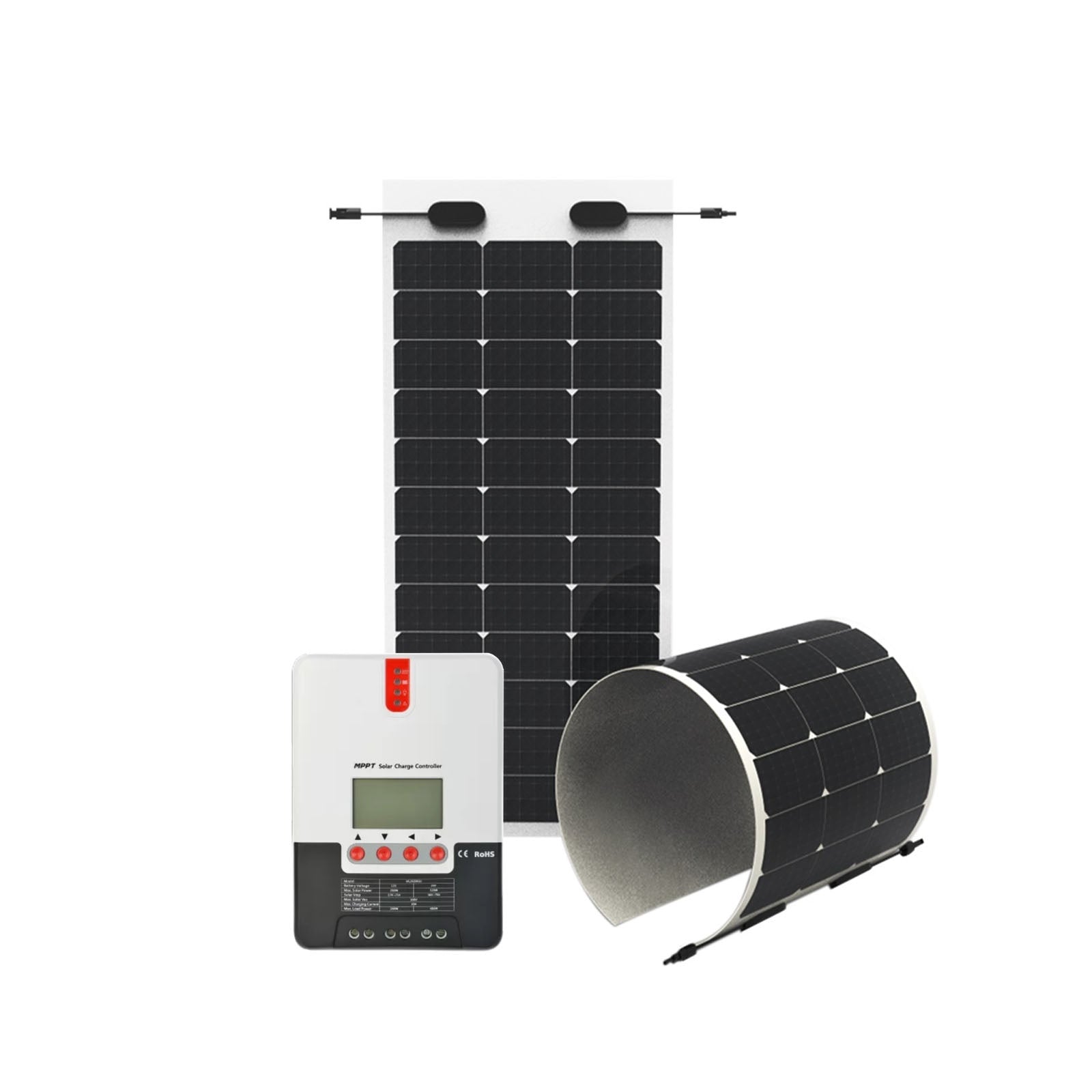 Image of Shawllar 200 Watt Solar Flexible kit（ 20A MPPT Controller）