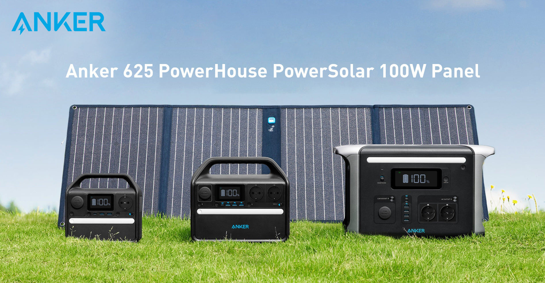 Anker 625 PowerHouse 100W PowerSolar Panel | Anker