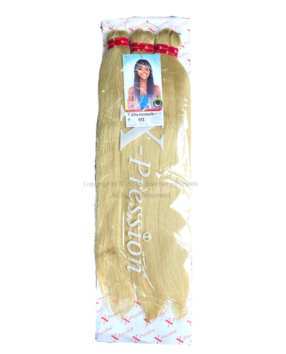 X-Pression Pre-stretched Hair Braiding Extensions 50 Color 33 – Hairnergy  Braids