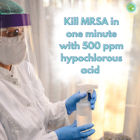 hypochlorous acid kills MRSA