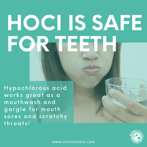 hypochlorous acid for oral health