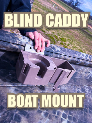 T-rail Boat mount for blind caddy