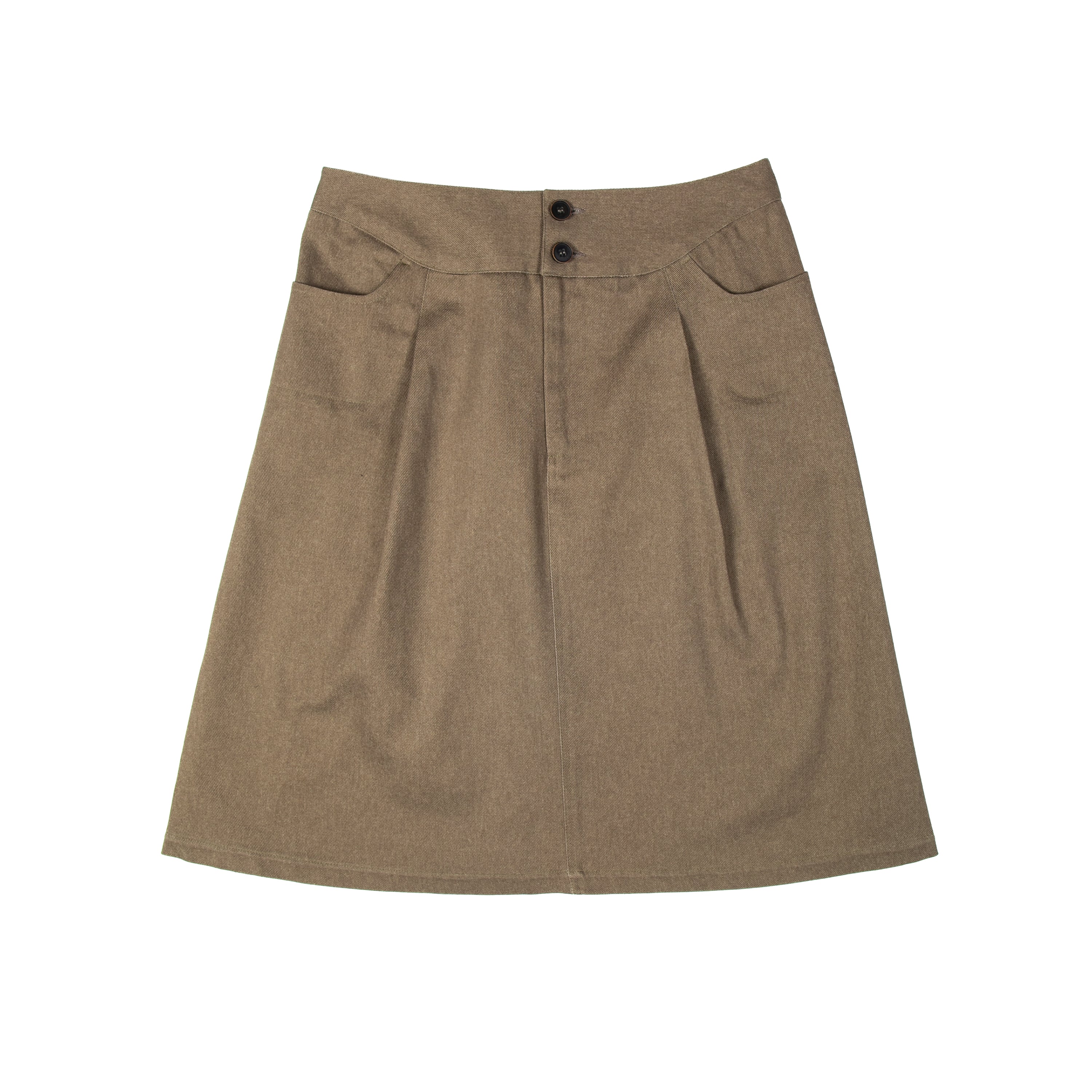 Work Skirt Cotton Twill Oak - PREORDER