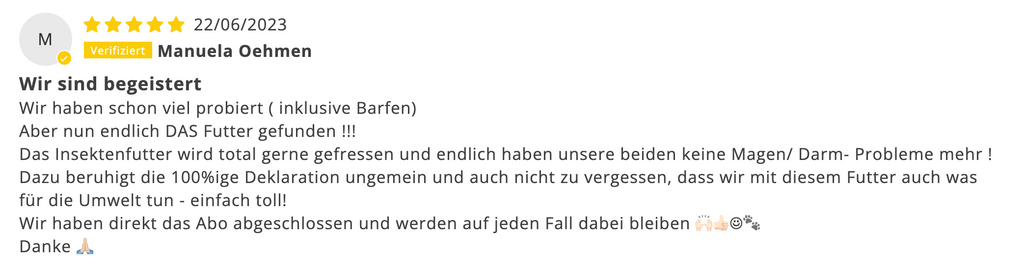 alpenwuff hundefutter insekten erfahrungen 1