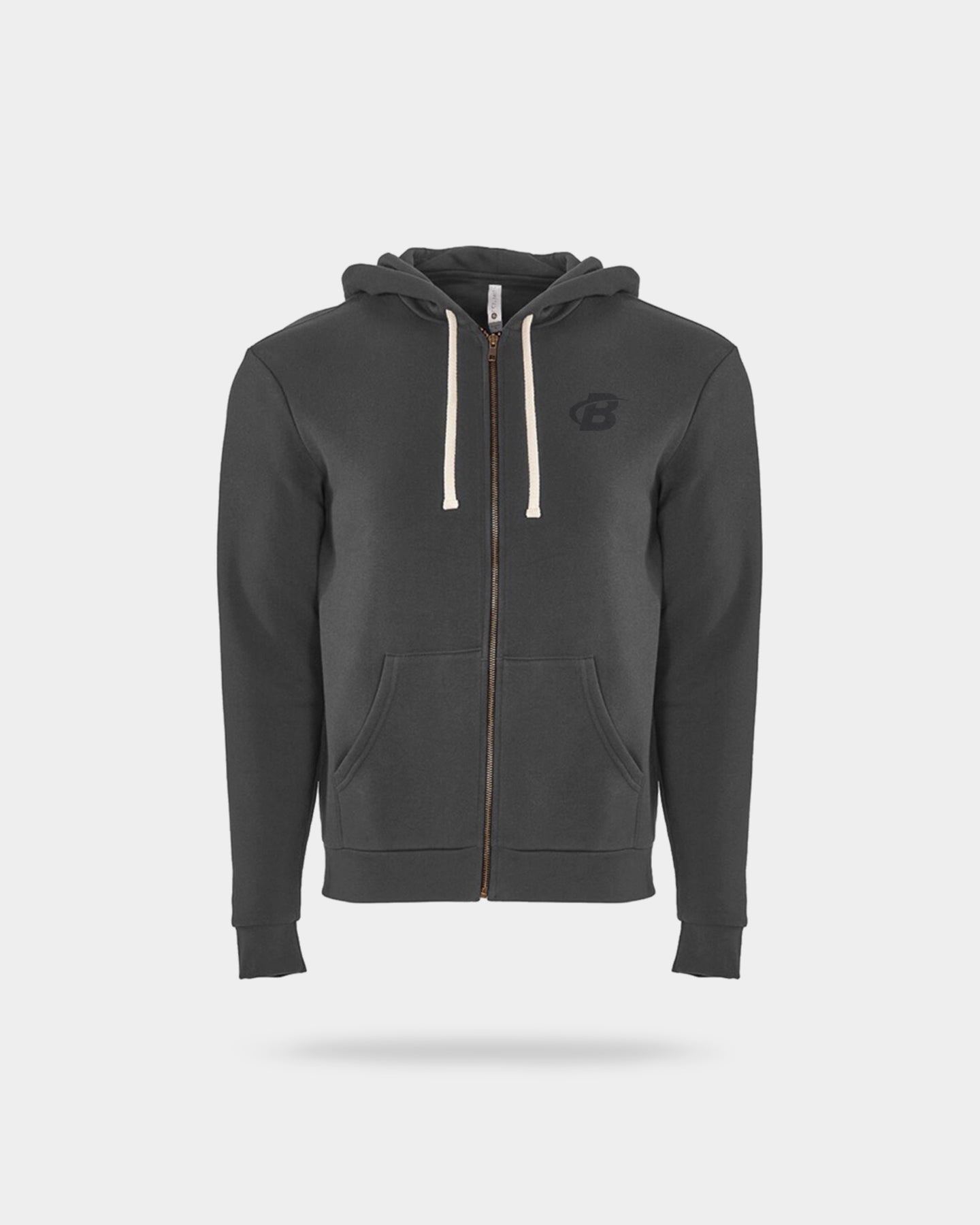 Image of Bodybuilding.com Clothing B Logo Zip Up Hoodie