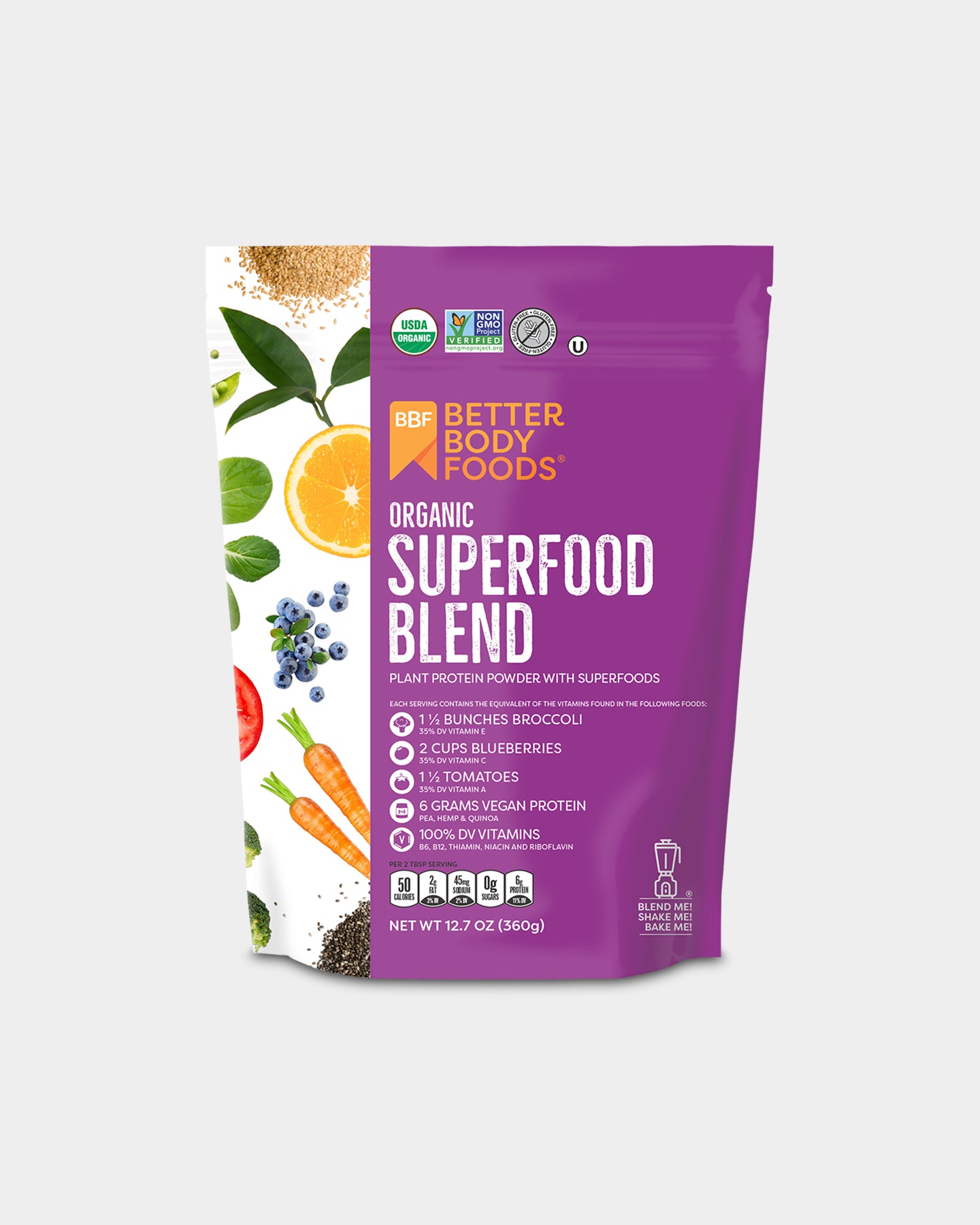 Image of BetterBody Foods Organic Superfood Blend