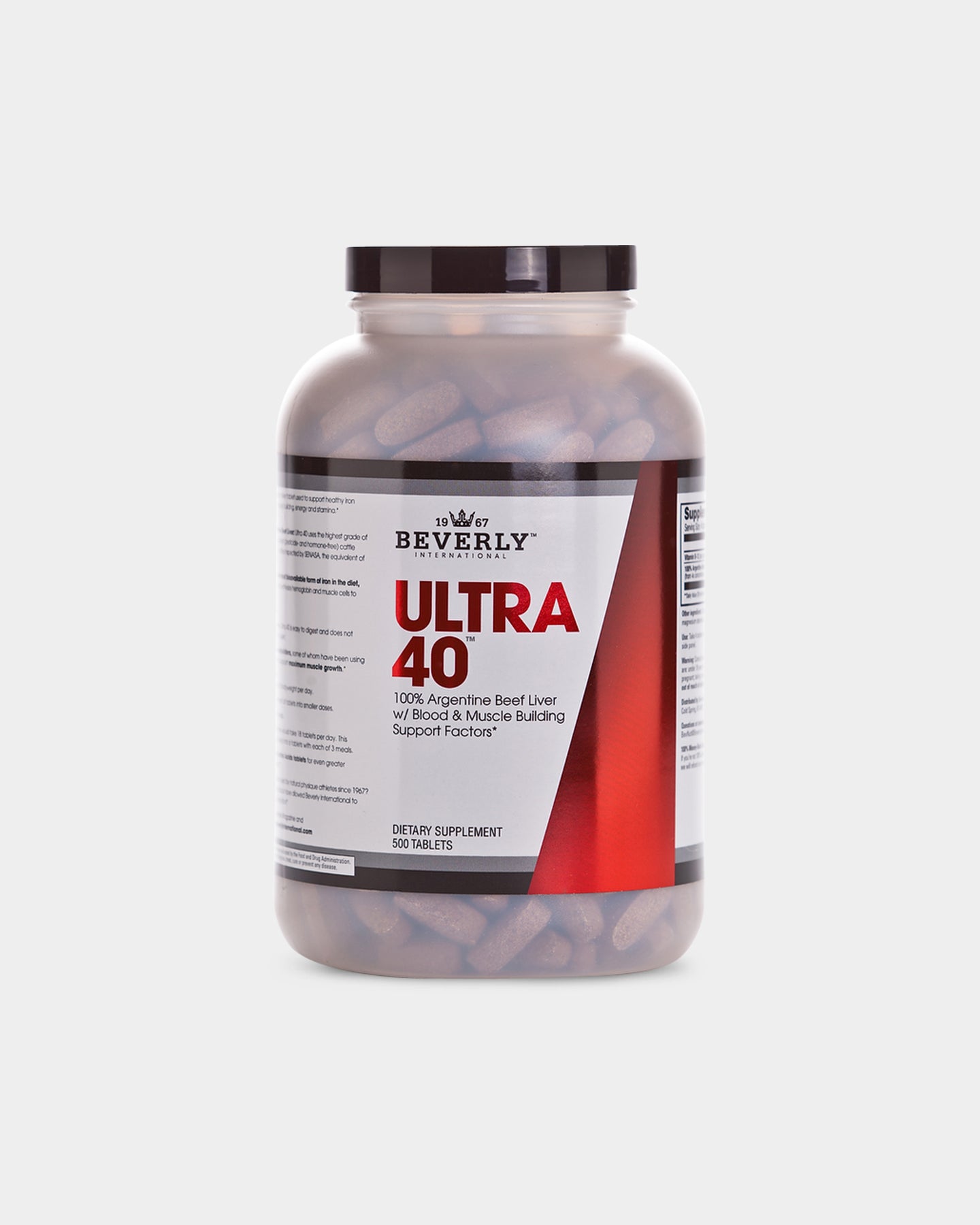 Image of Beverly International Ultra 40 Beef Liver Tablets