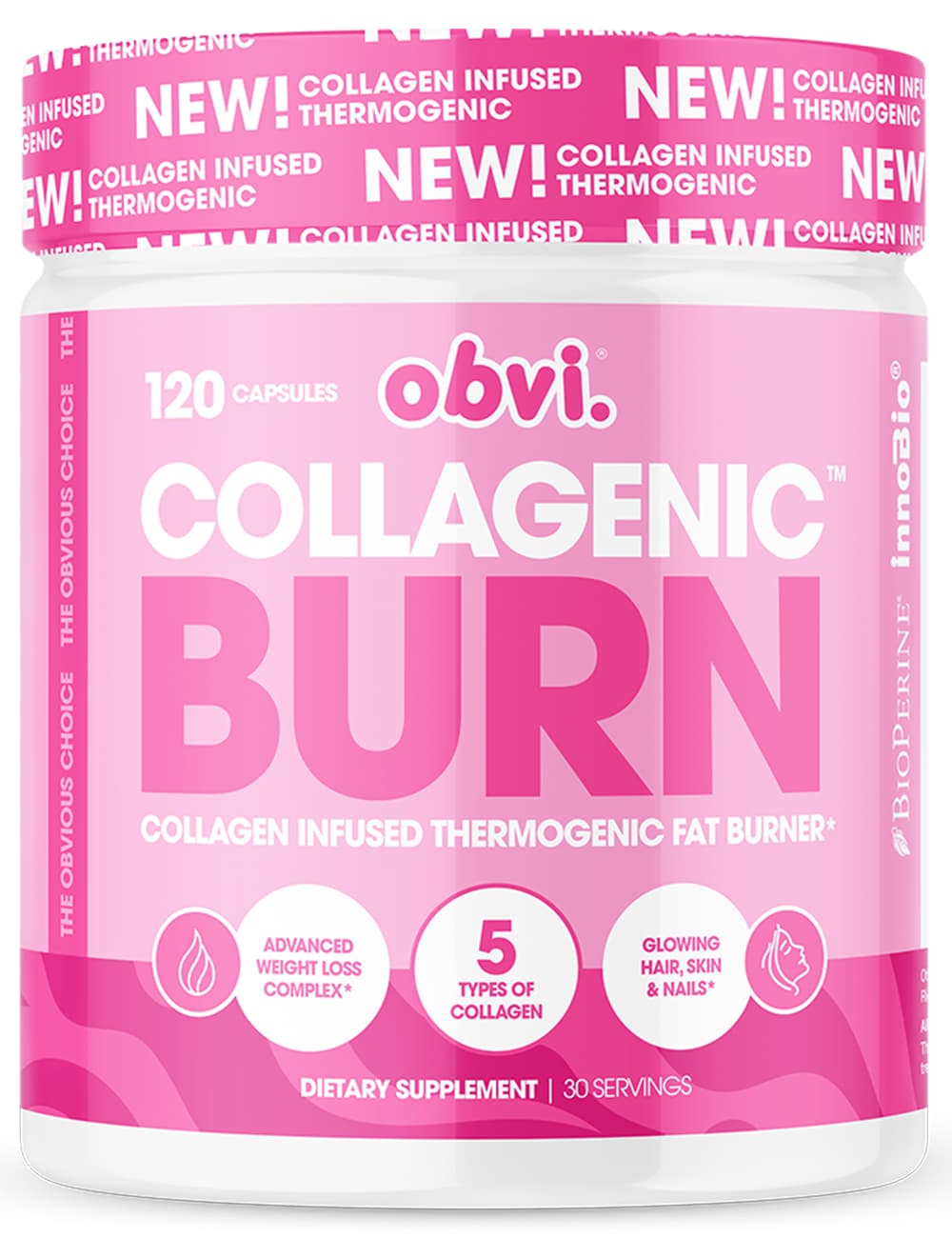 Image of Obvi Collagenic Burn - Collagen Infused Thermogenic Fat Burner