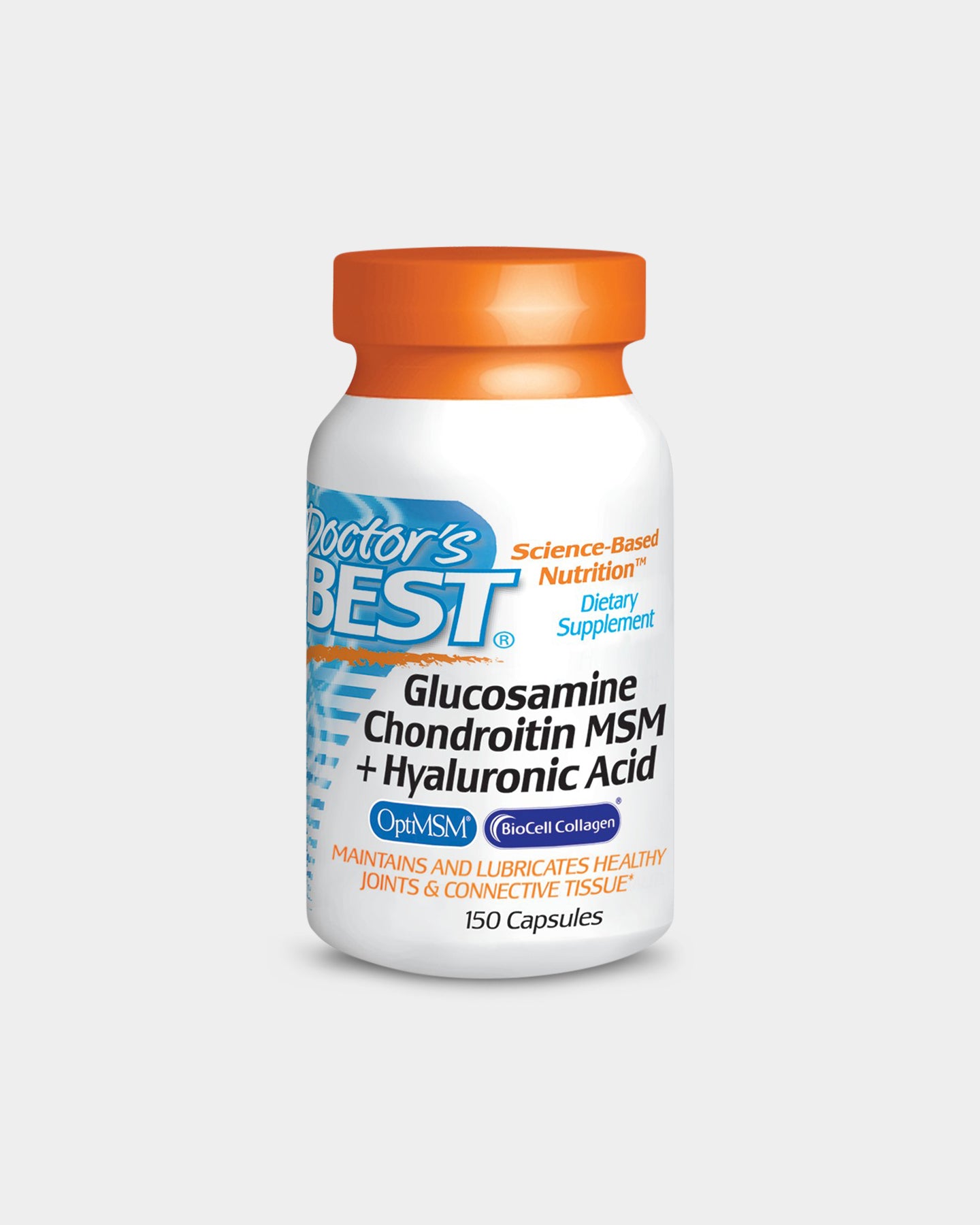 Image of Doctor's Best Glucosamine Chondroitin MSM + Hyaluronic Acid