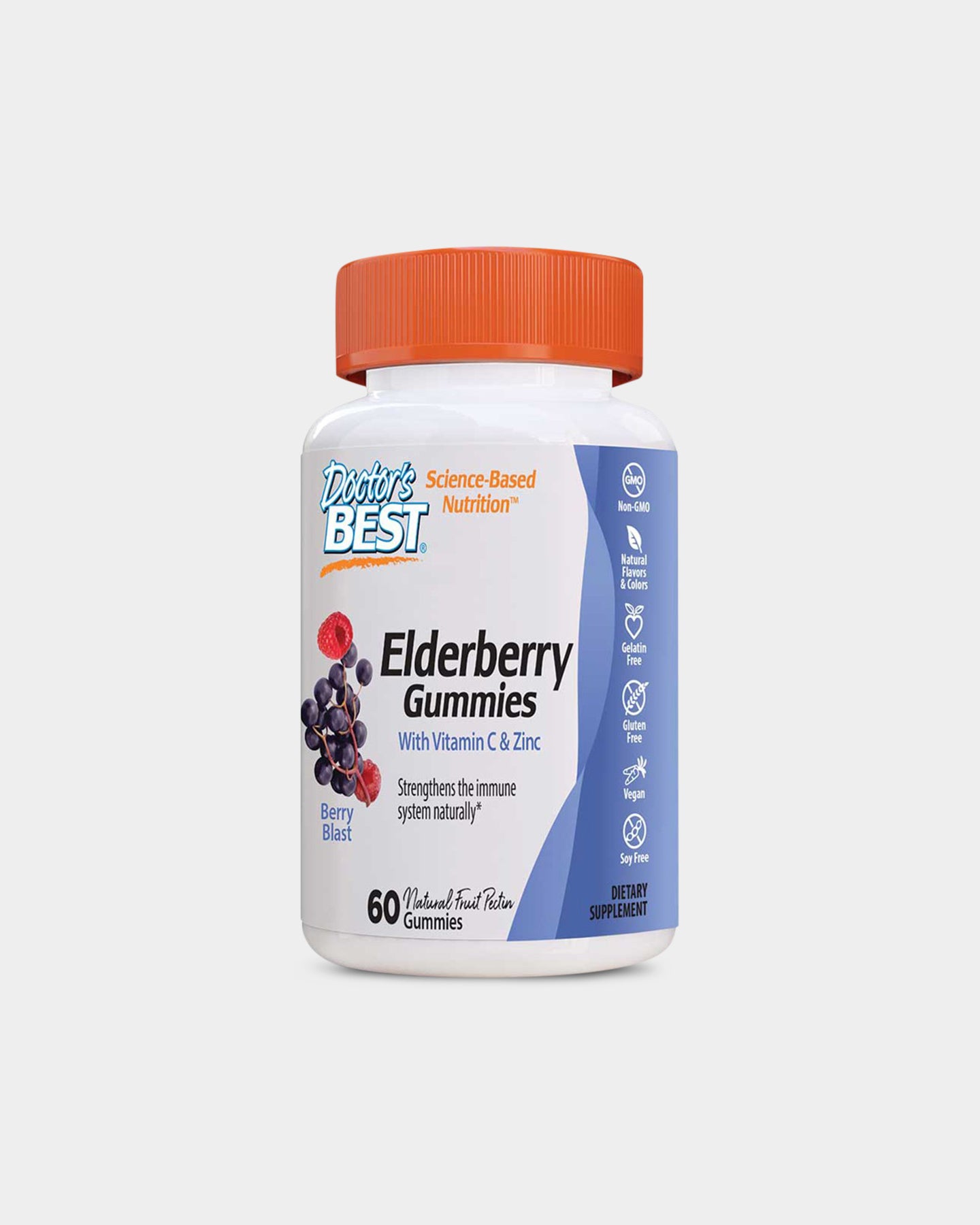 Image of Doctor's Best Elderberry Gummies with Vitamin C & Zinc