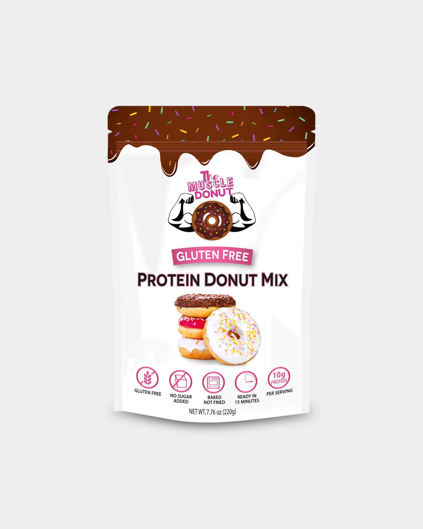 Image of The Muscle Donut Gluten Free Protein Donut Mix