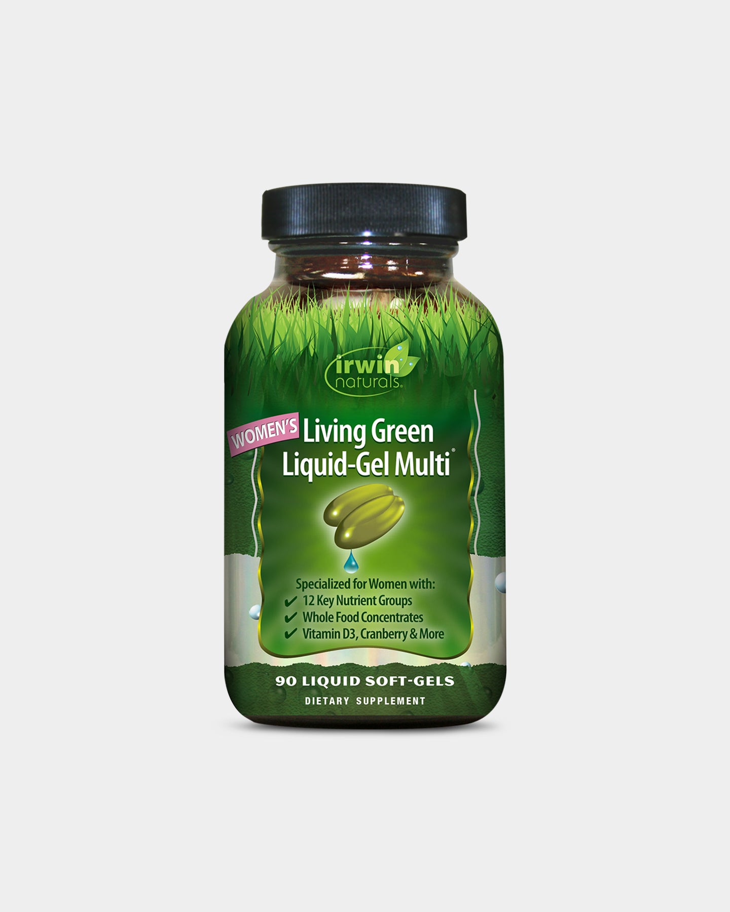 Image of Irwin Naturals Women's Living Green Liquid-Gel Multi