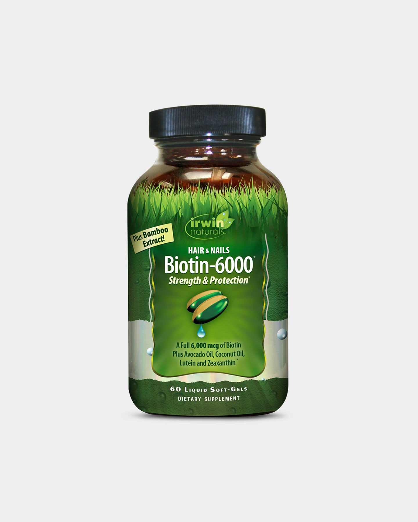 Image of Irwin Naturals Biotin-6000 Hair & Nails