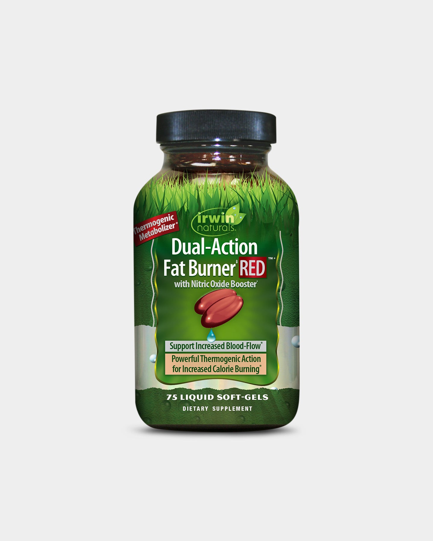 Image of Irwin Naturals Dual Action Fat Burner RED