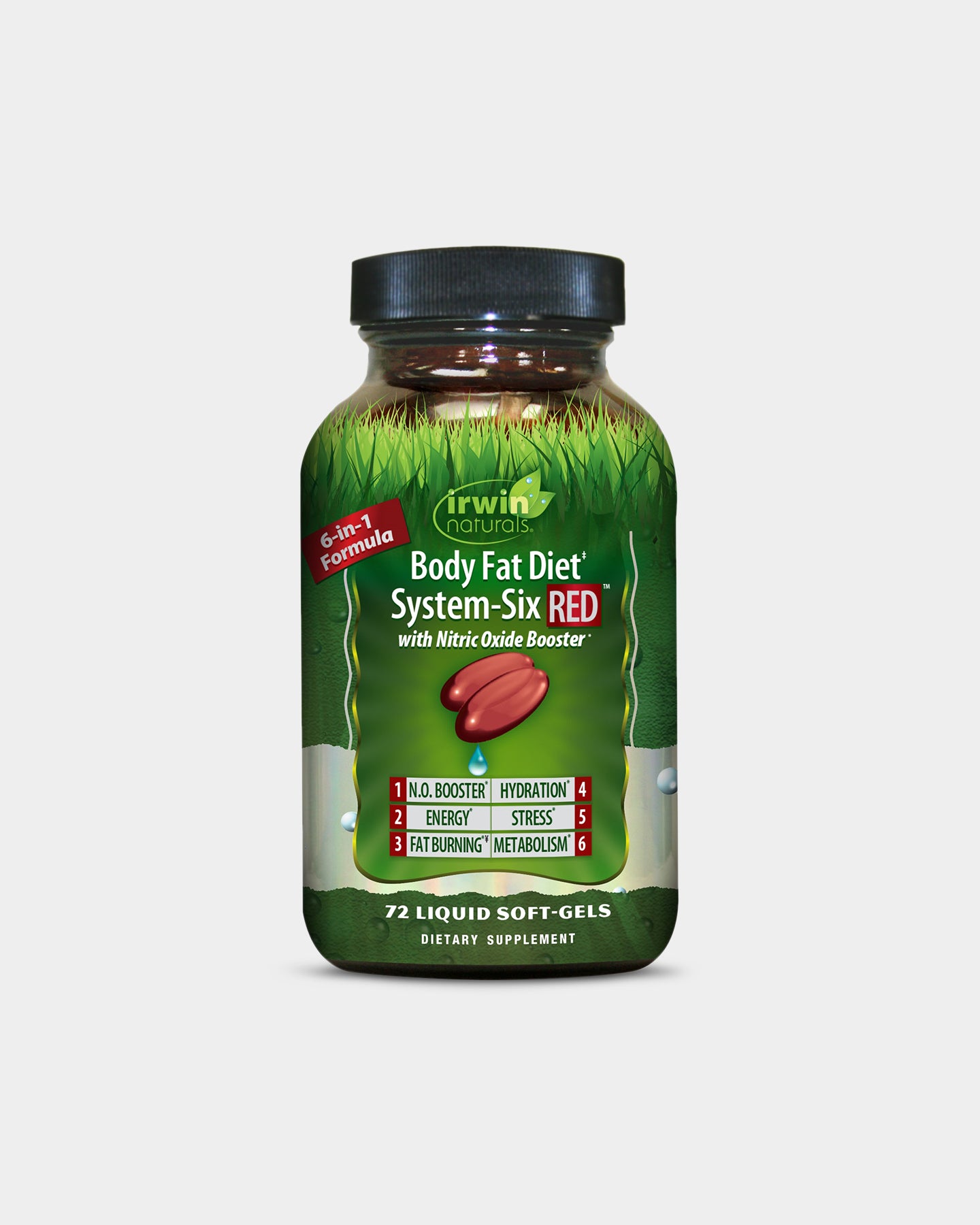 Image of Irwin Naturals Body Fat Diet System Six RED