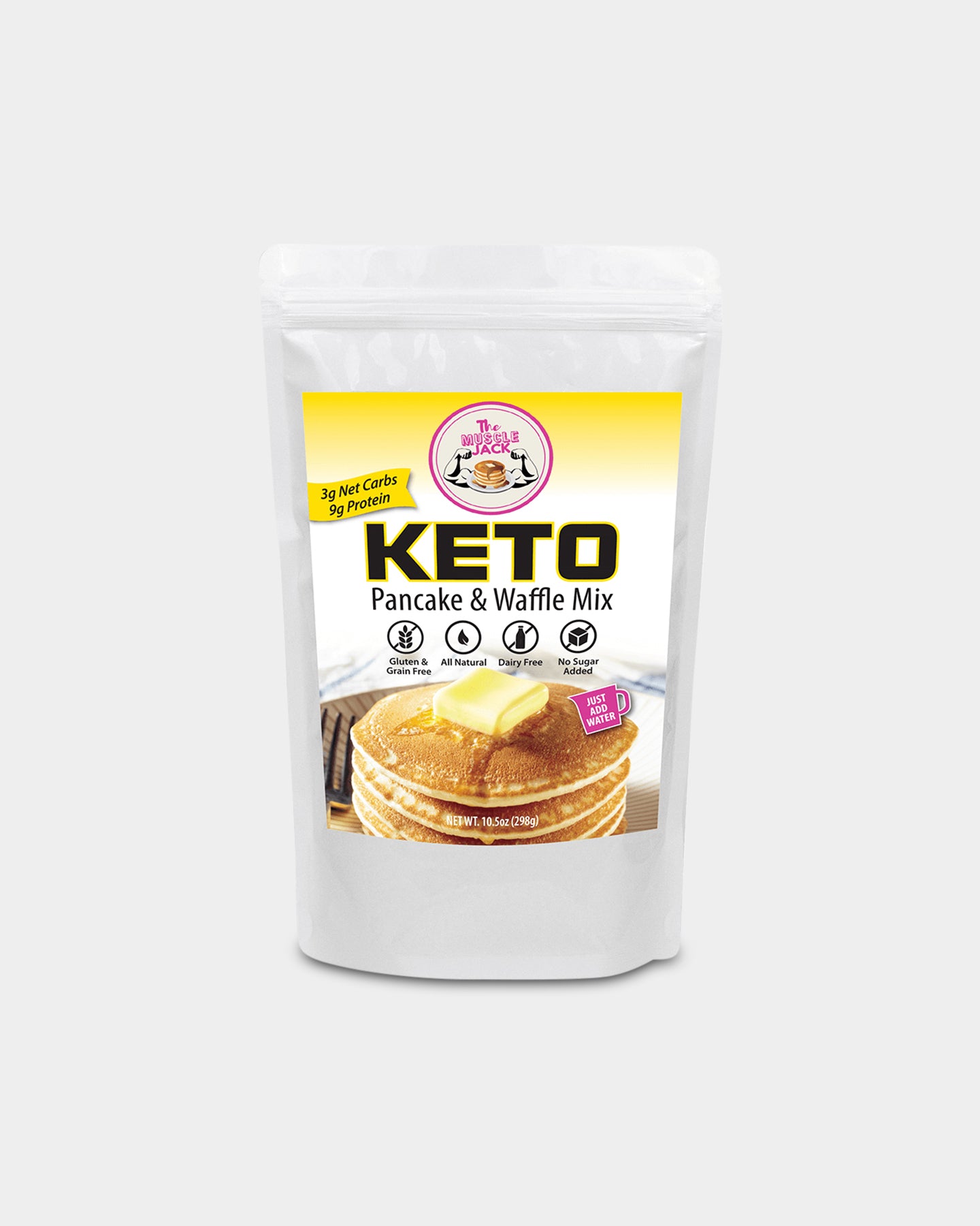 Image of The Muscle Donut Keto Pancake & Waffle Mix