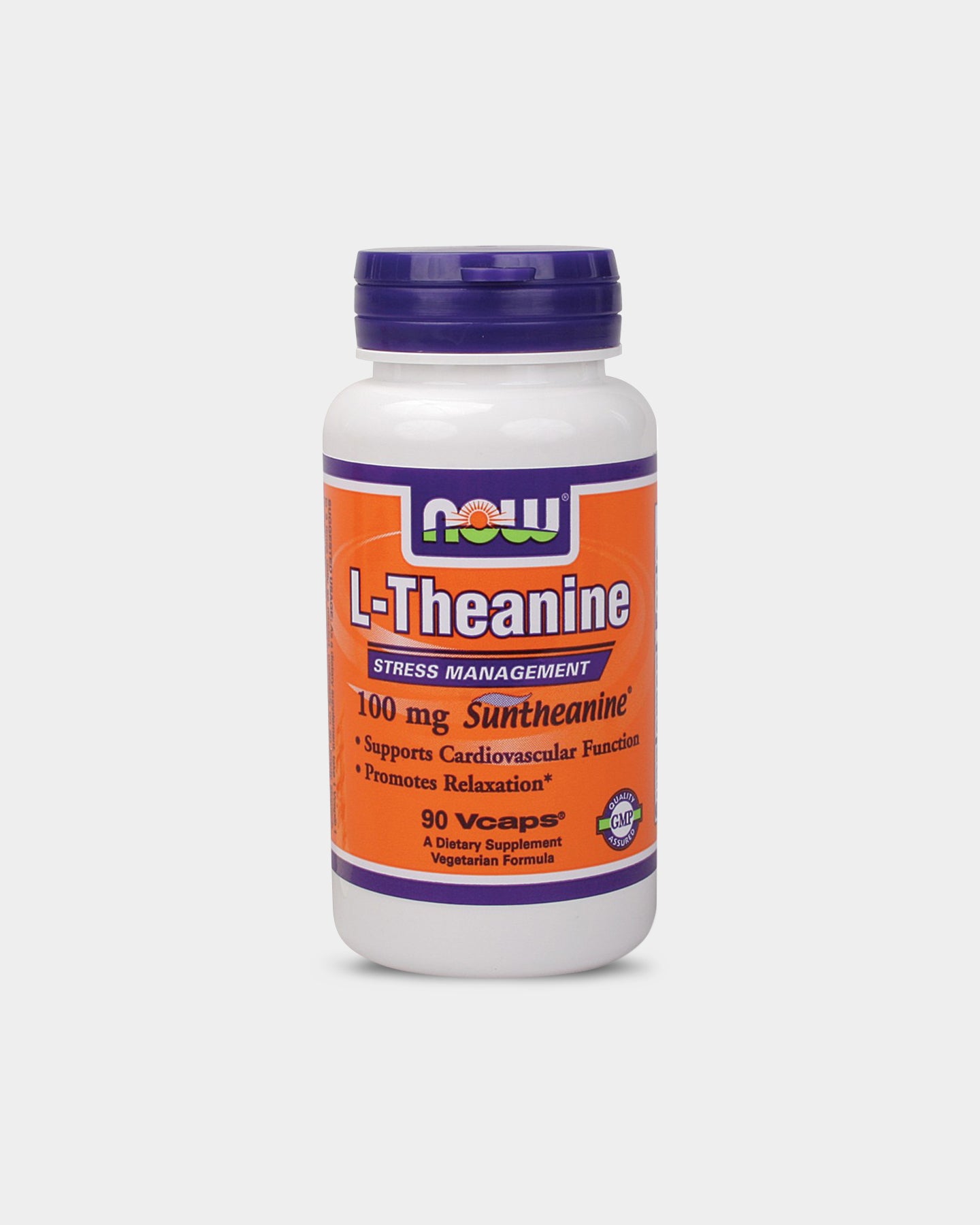 Image of NOW L-Theanine, 90 Vcaps
