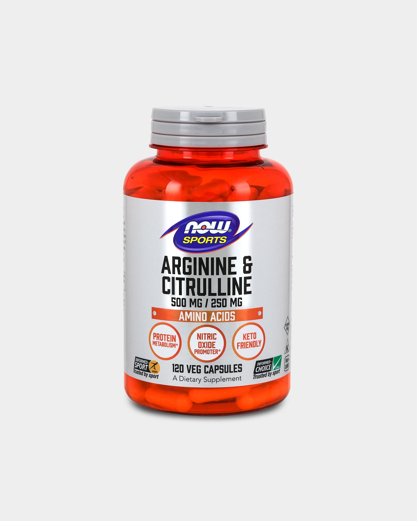 Image of NOW Arginine & Citrulline