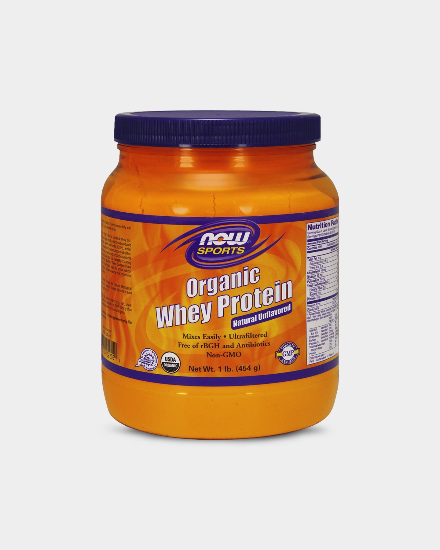 Image of NOW Certified Organic Whey Protein
