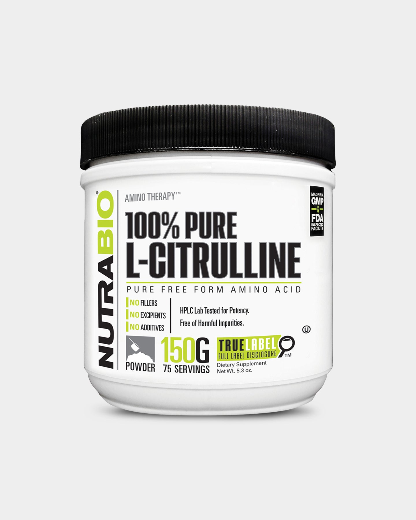 Image of NutraBio 100% Pure L-Citrulline