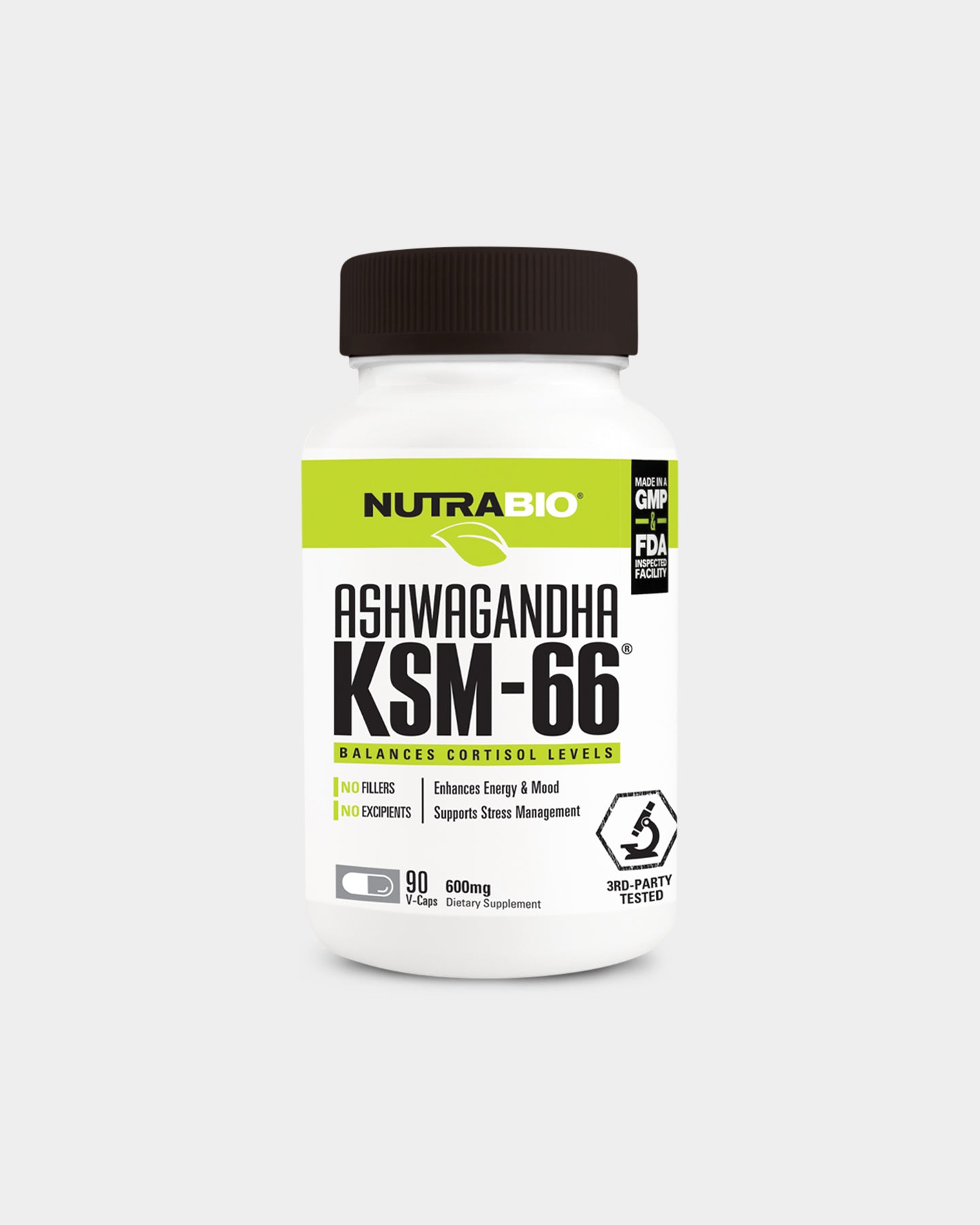 Image of NutraBio Ashwagandha KSM-66