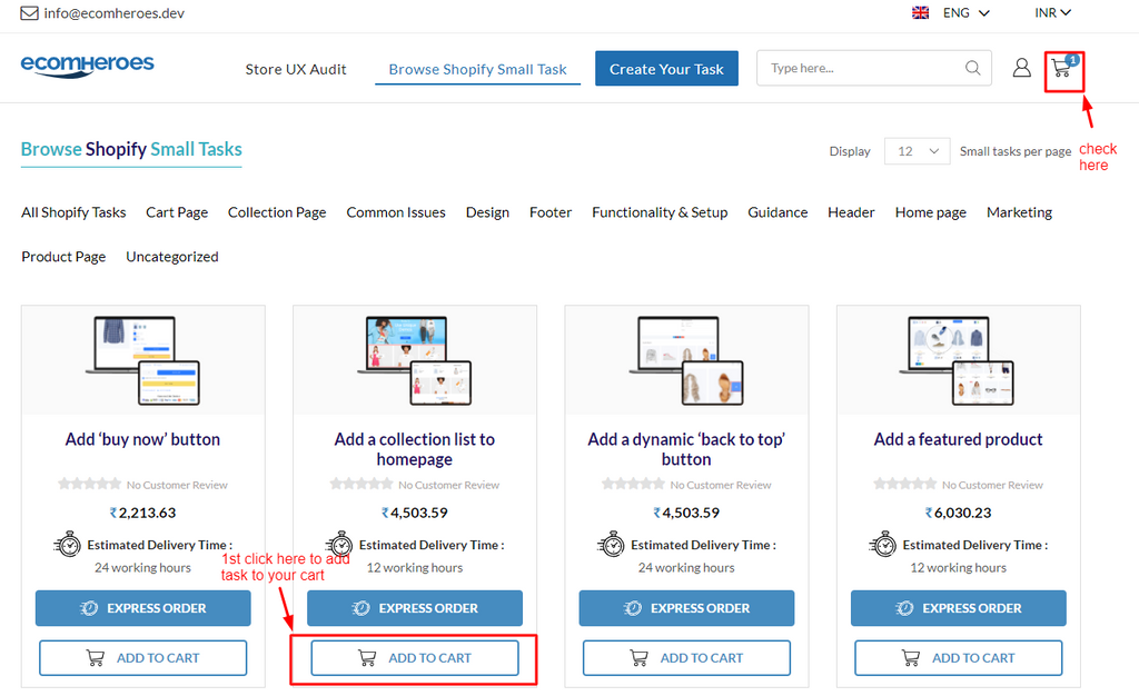 create custom task step 2 EcomHeroes