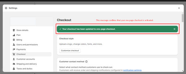 customize shopify one page checkout