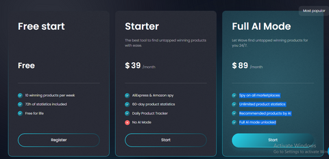 scrapwave ai hunter tool pricing