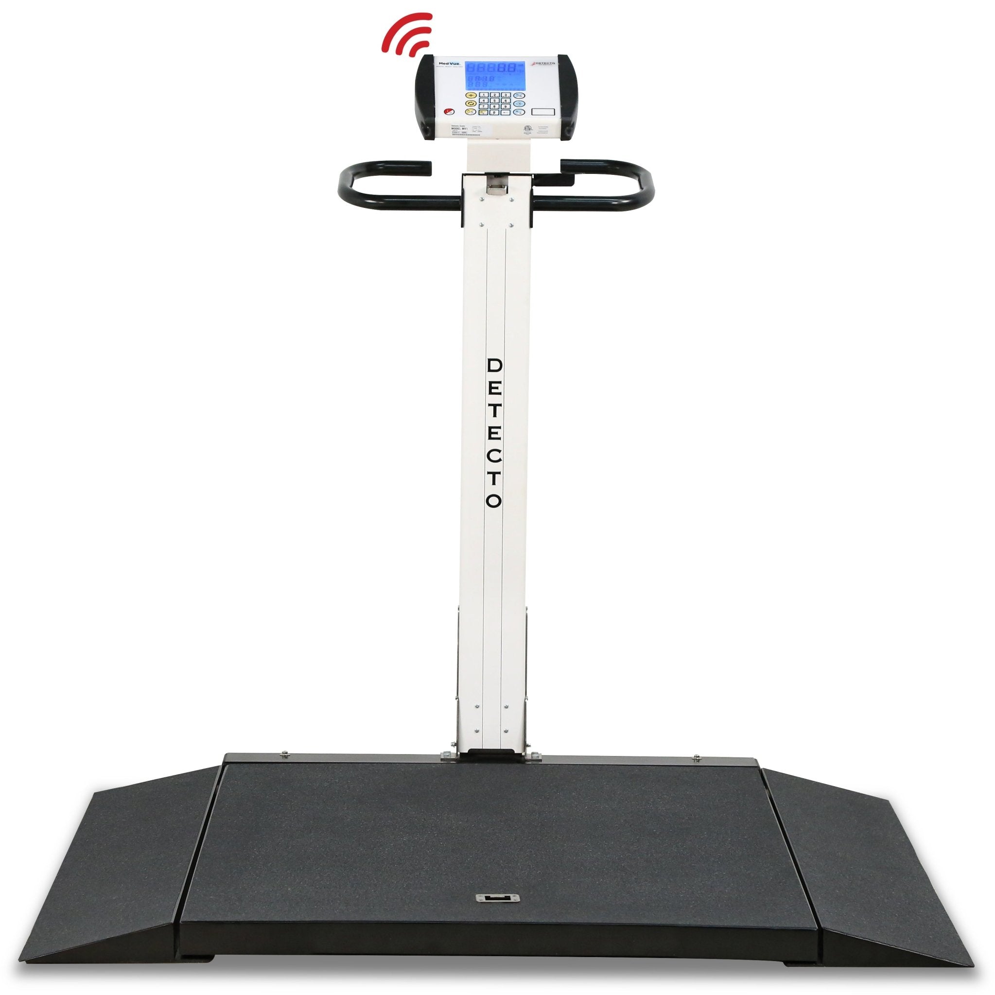 Detecto Digital Wheelchair Scale with Folding Column, BT/ WiFi, 450 x 0.1 kg