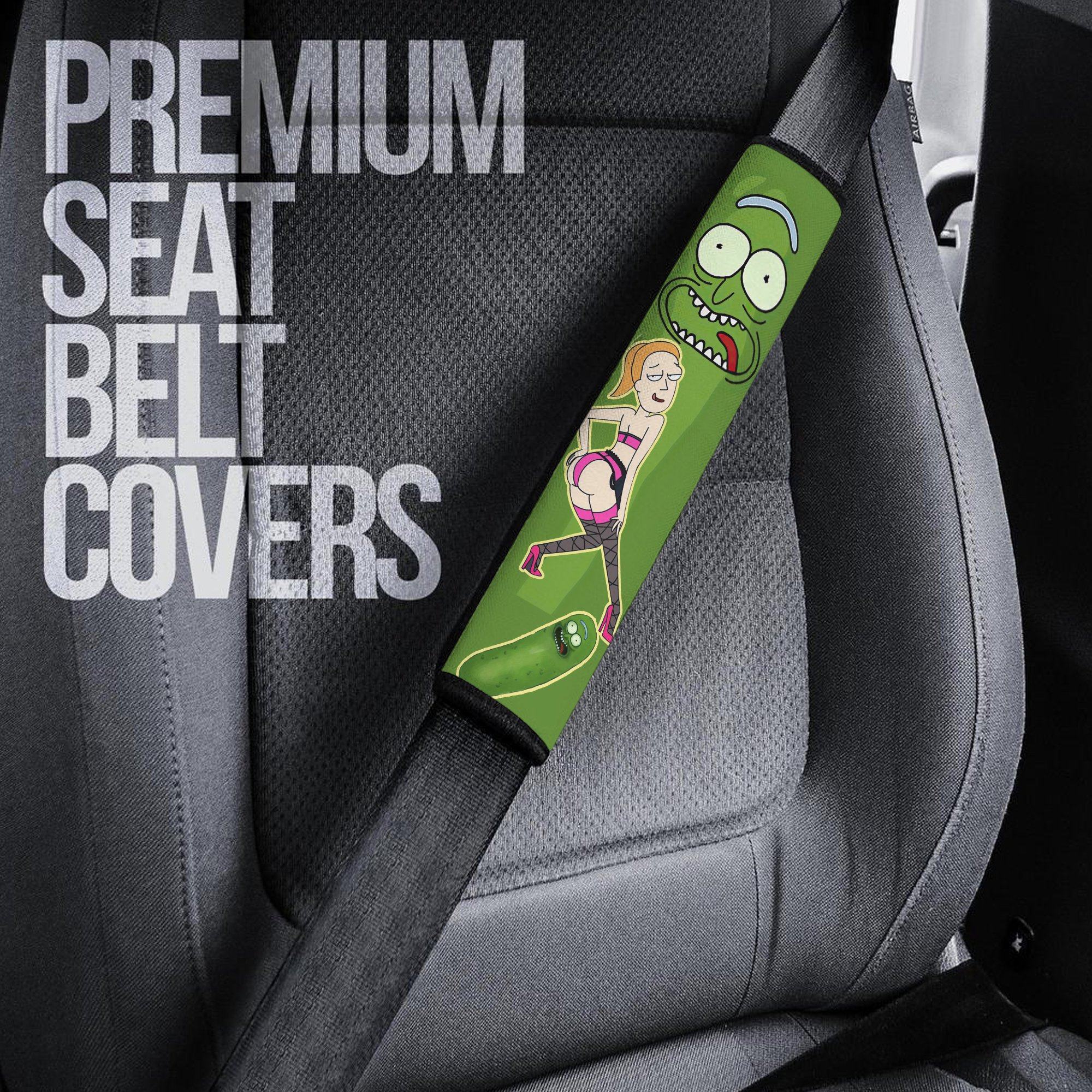 rick and morty seatbelt belt