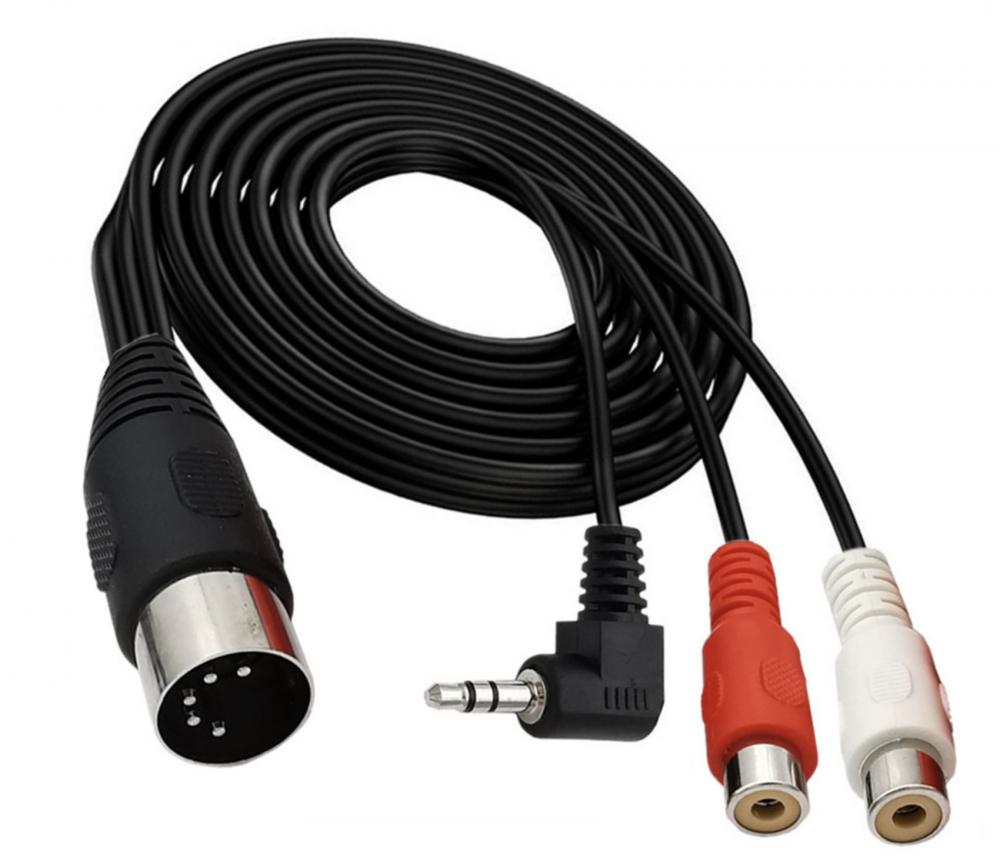 5 Pin Din Cable Midi Din 5 Pin Female To Male Trs Stereo - Temu