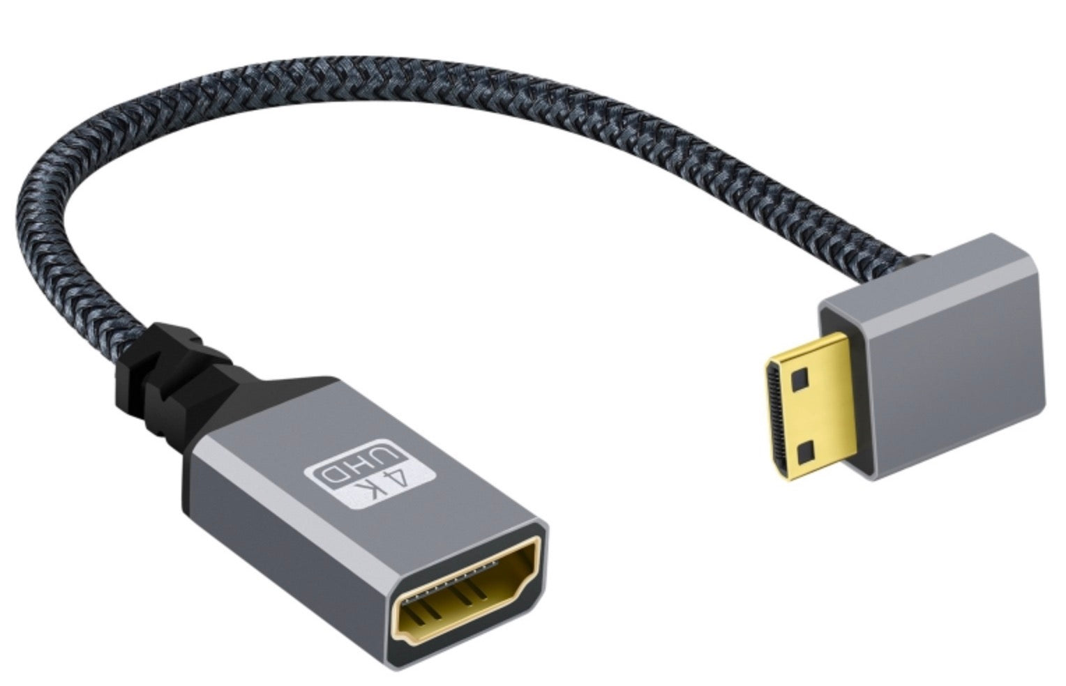 1m Mini HDMI to HDMI Cable Adapter 4K - Cables HDMI® y Adaptadores HDMI