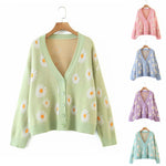 Load image into Gallery viewer, Loose Daisy Knitted Cardigan
