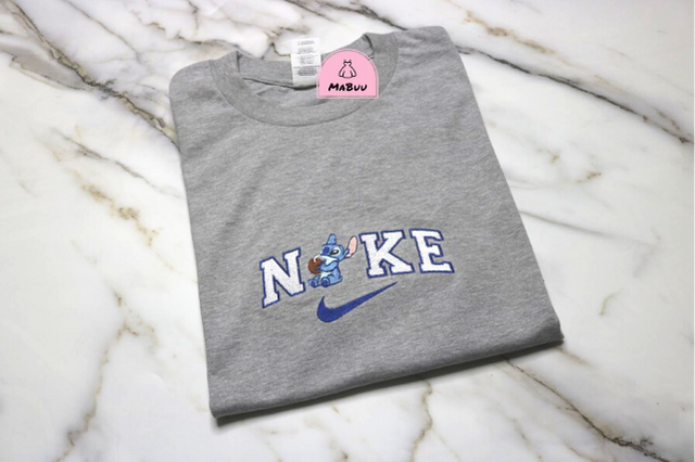 Nike Stitch Disney - Embroidery Unisex Hoodie - Sweatshirt