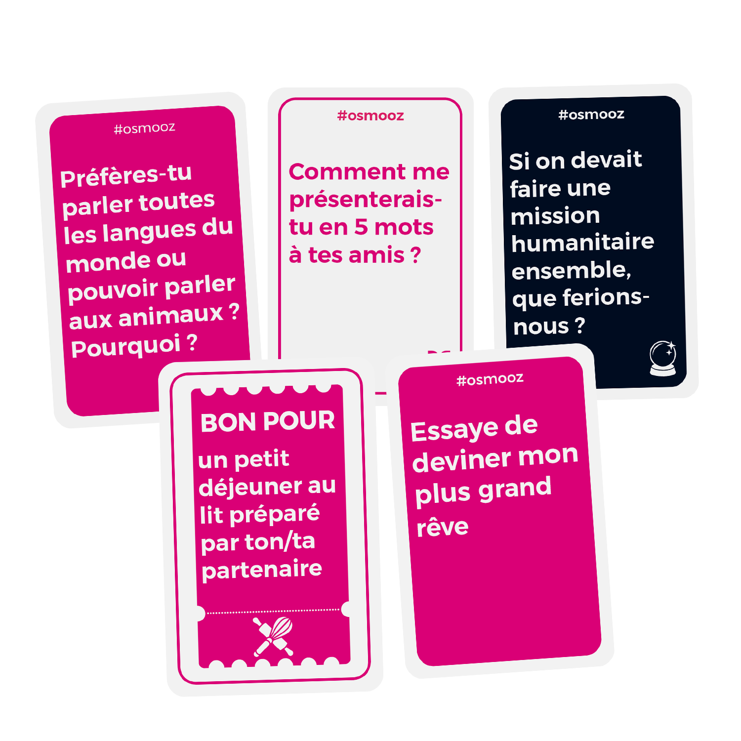 Cartes questions pour couple Osmooz