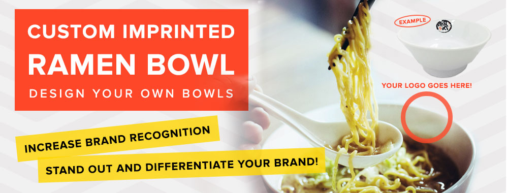 Custome Imprinted Ramen Bowl