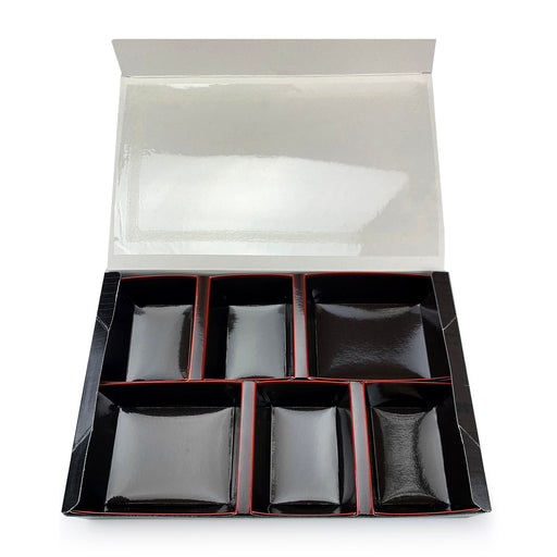 TZ-304 PS Black Takeout Bento Box (252/case) — MTC Kitchen