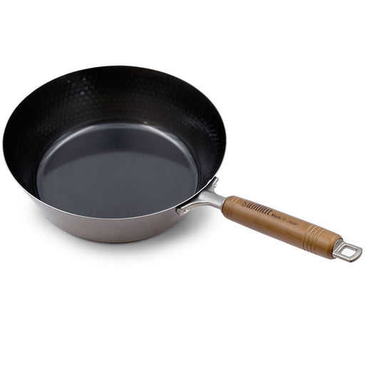 Premium Cast Iron Frying Pan With Wood Handle Length - Temu