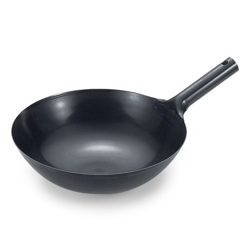 PE Round Iron Chinese Wok, Size: 34,36 & 38 CM