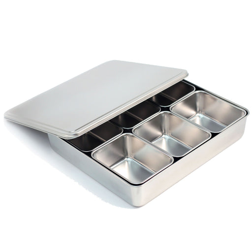 Buy Yakumi Stainless Steel Condiment Holder With 3 L Inserts - UK's Best  Online Price