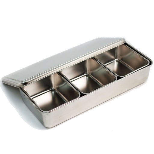 Stainless Steel Yakumi Pan Container with 6 Compartments