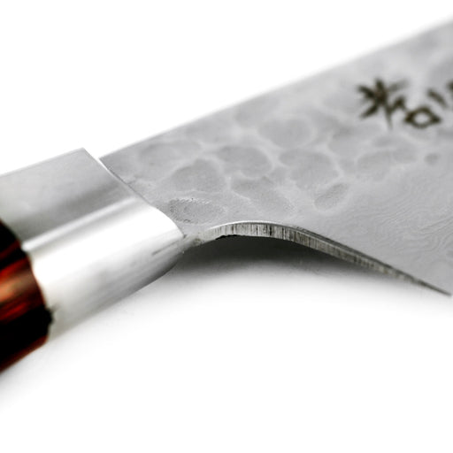 Japanese kitchen knife Yoshimi Kato Petty Aogami Super S/S clad Cherry  D-901 15cm for sale