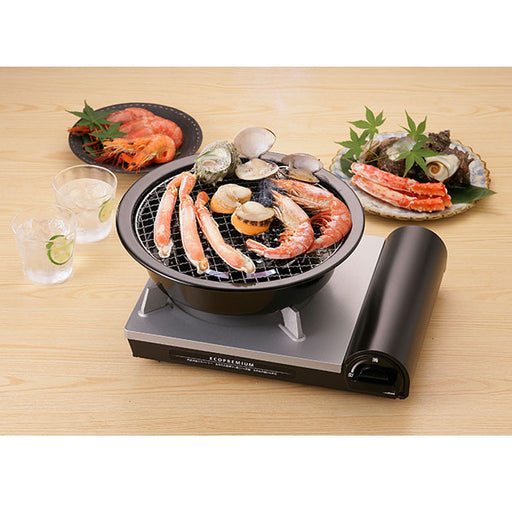 Zojirushi EB-CC15 Indoor Electric Grill with Handle Tongs Set and Spatula Set