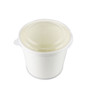 Lids for White Paper Take Out Noodle Bowl