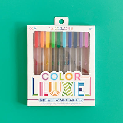 Ooly Color Luxe Gel Pens - Set of 12 - The Fun Company