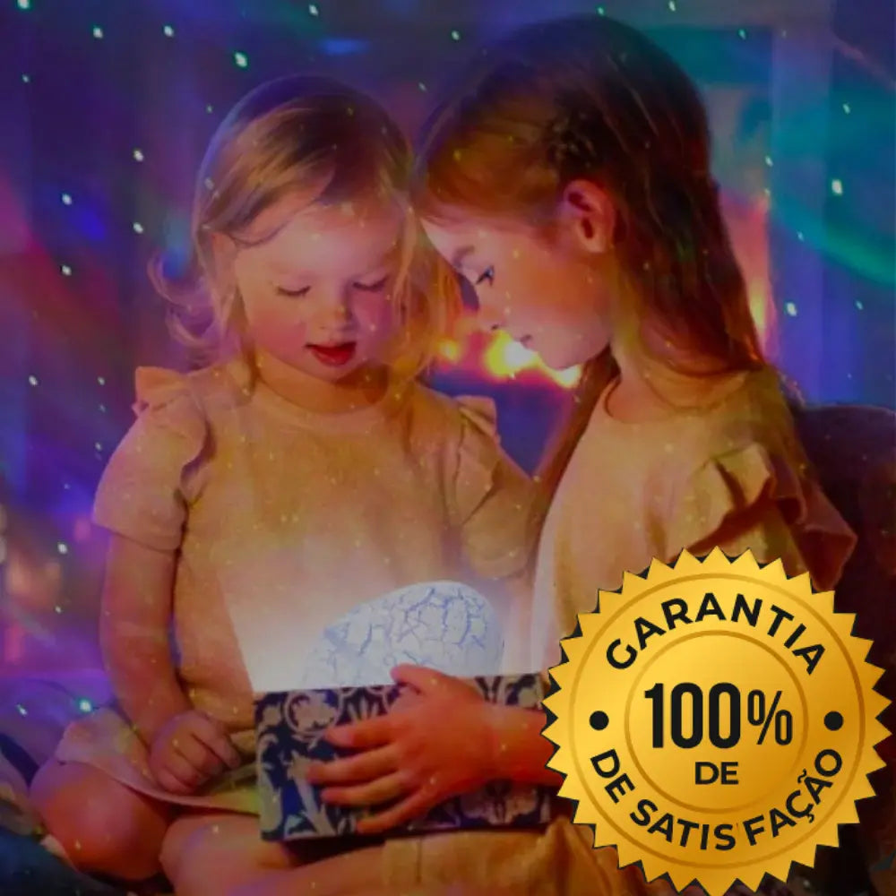 Garantia de satisfação Dino Pop - selo dourado