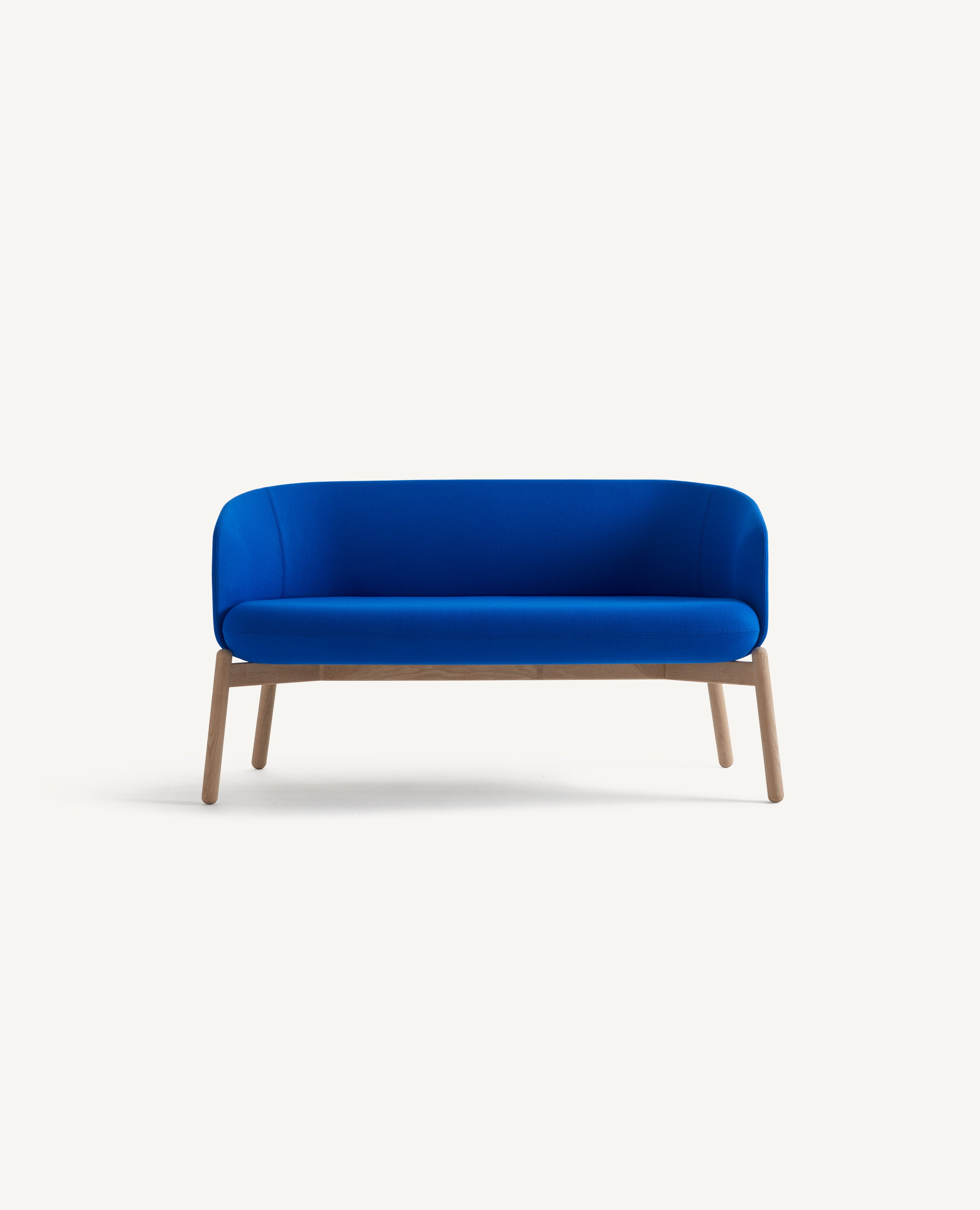 Nest Two-Seat Sofa - Wood Base